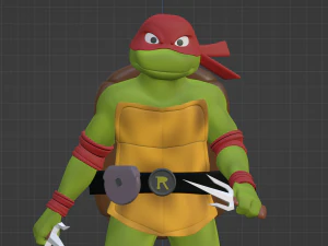 ラファエル - TMNT 3Dモデル