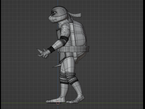 Raphael - TMNT 3D 모델