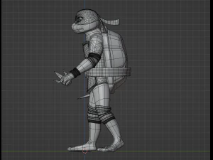 ラファエル - TMNT 3Dモデル