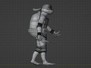 Raphael - TMNT 3D 모델
