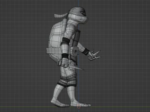 ラファエル - TMNT 3Dモデル
