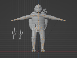 Raphael - TMNT 3D 모델