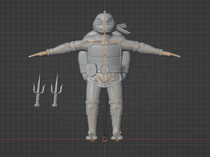 ラファエル - TMNT 3Dモデル