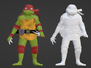 Raphael - TMNT 3D 모델