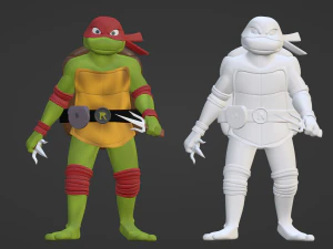 ラファエル - TMNT 3Dモデル