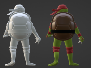 Raphael - TMNT 3D 모델