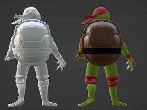 ラファエル - TMNT 3Dモデル