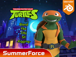 Michelangelo-TMNT 3D Model