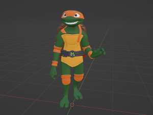 Michelangelo - TMNT Model 3D