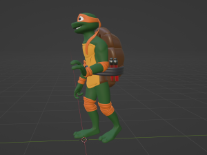 Michelangelo - TMNT Model 3D