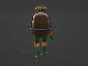 Michelangelo - TMNT Model 3D