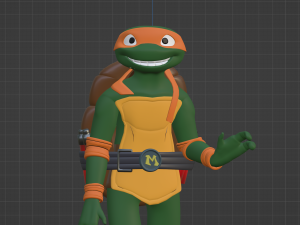 Michelangelo - TMNT Model 3D