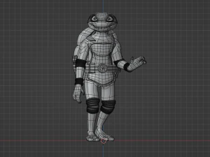 ミケランジェロ - TMNT 3Dモデル