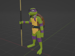 Donatello - TMNT Model 3D