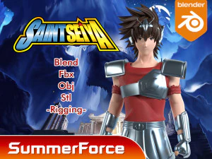 Pegaz Tenma &ndash; Święta Seiya Model 3D