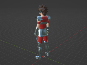 Pegasus Tenma - Saint Seiya 3D-Modell