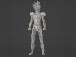 Pegasus Tenma - Saint Seiya 3D-Modell