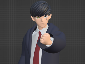 Mash Burnedead - Mashle Model 3D