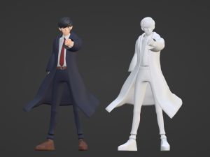 Mash Burnedead - Mashle Model 3D