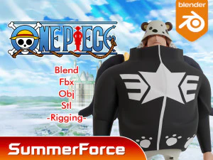 S-Bear Serafines - One Piece Modelo 3D