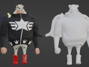 S-Bear Seraphim - One Piece 3D Model