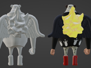 S-Bear Seraphim - One Piece 3D Model