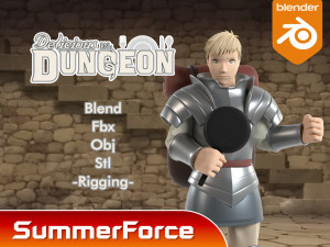Laios Touden - Delicious in Dungeon 3D Model