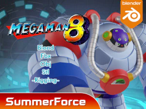 프로스트맨 - 메가맨 8 3D 모델