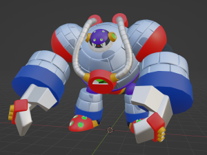 Frostman - Megaman 8 3D Model