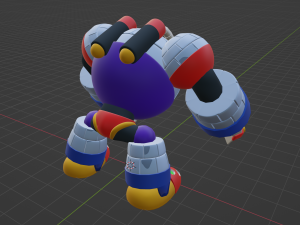 Frostman - Megaman 8 3D Model