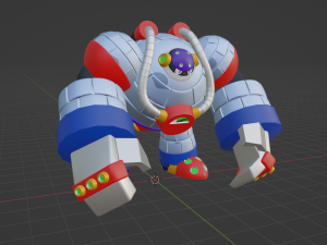 Frostman - Megaman 8 3D Model