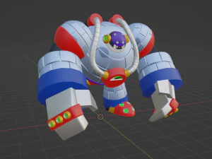 Frostman - Megaman 8 3D Model