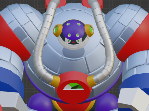 Frostman - Megaman 8 3D Model