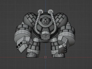Frostman - Megaman 8 3D Model