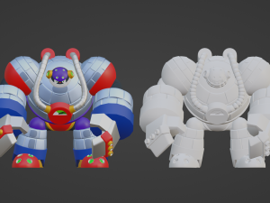 Frostman - Megaman 8 3D Model