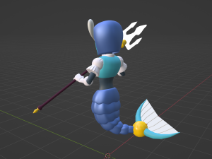 SplashWoman - Megaman 9 Modelo 3D