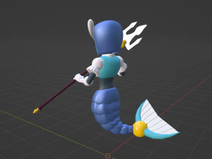 SplashWoman - Megaman 9 3D Model