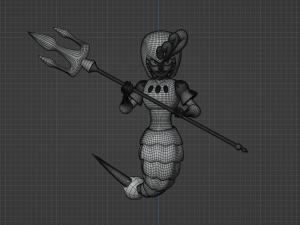 SplashWoman - Megaman 9 Modelo 3D