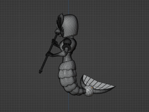 SplashWoman - Megaman 9 Modelo 3D