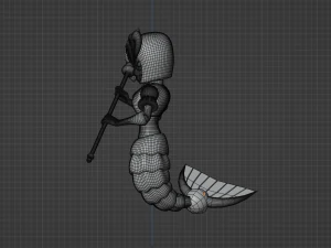 SplashWoman - Megaman 9 3D Model