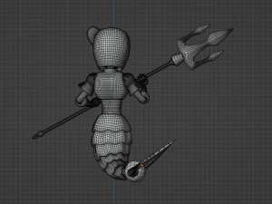 SplashWoman - Megaman 9 3D Model