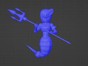 SplashWoman - Megaman 9 3D Model
