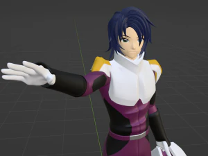 Athrun Zala - Gundam Seed Freedom 3D Model