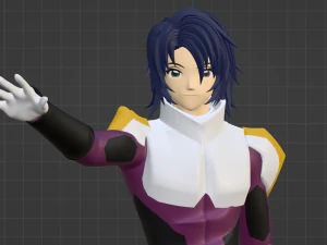 Athrun Zala - Gundam Seed Freedom 3D Model