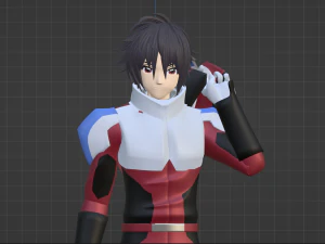 Shin Asuka - Gundam Seed Freedom 3D Model