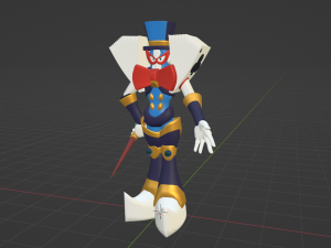 Magic Man - Megaman 3D Model