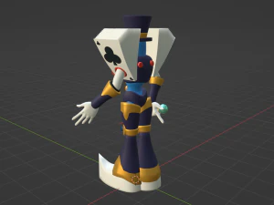 Magic Man - Megaman 3D Model