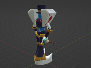 Magic Man - Megaman 3D Model