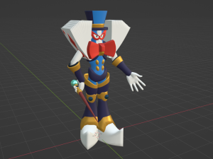 Magic Man - Megaman 3D Model