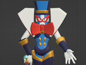 Magic Man - Megaman 3D Model